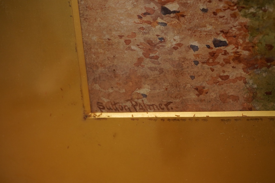 Harry Sutton Palmer (1854-1933), ‘Miller's Dale, Derbyshire’, signed, inscribed label verso, watercolour, 34 x 49cm